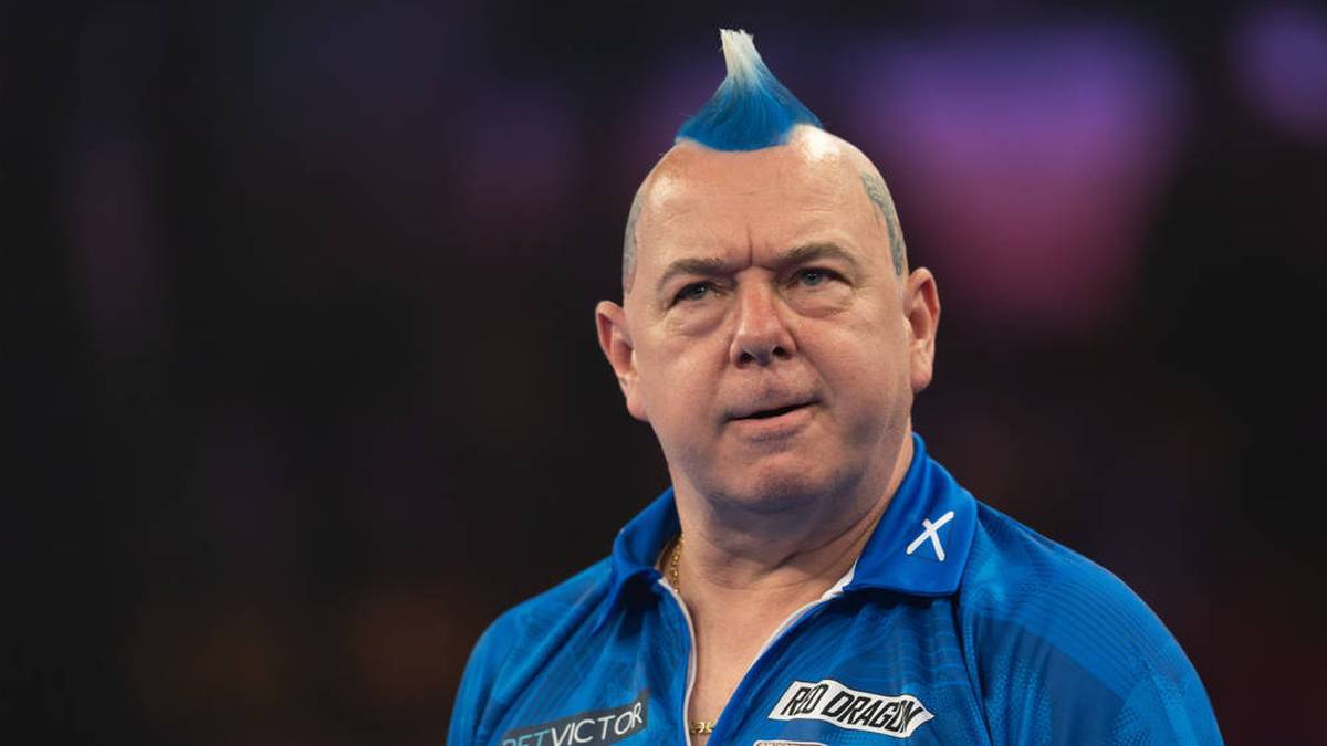 Peter Wright came under the bikes at the Team World Cup