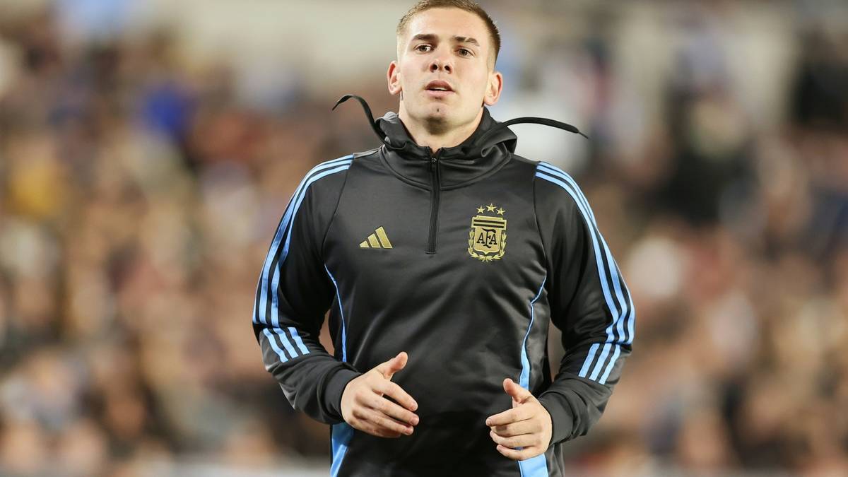 Mastantuono at the national team