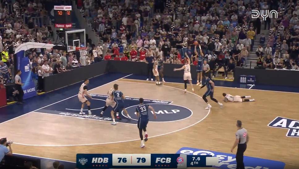 The Academics Heidelberg sniffed the renewed surprise and then had to give up the German champion FC Bayern basketball.