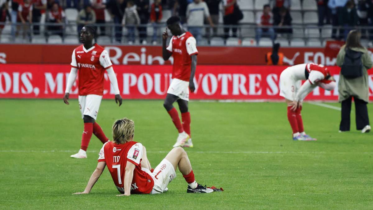 Stade Reims rose to Ligue 2 a few days after the lost cup final