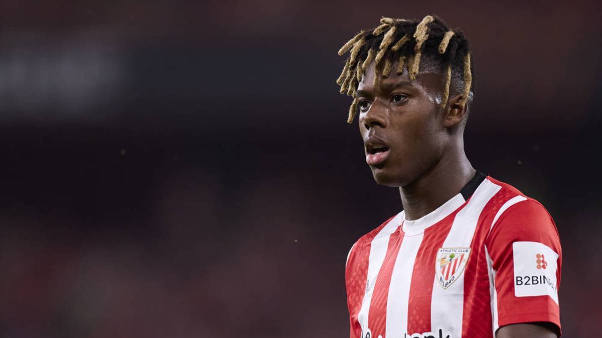 Nico Williams extends at Athletic Bilbao