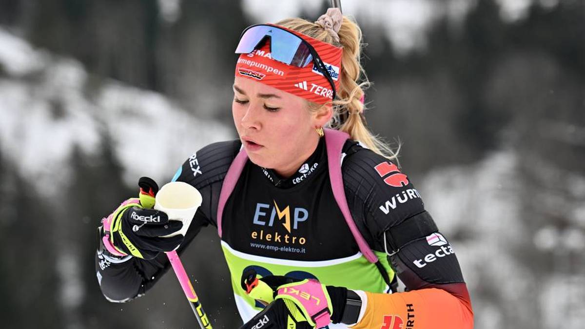Biathlon hope Julia Kink has had a long time of suffering