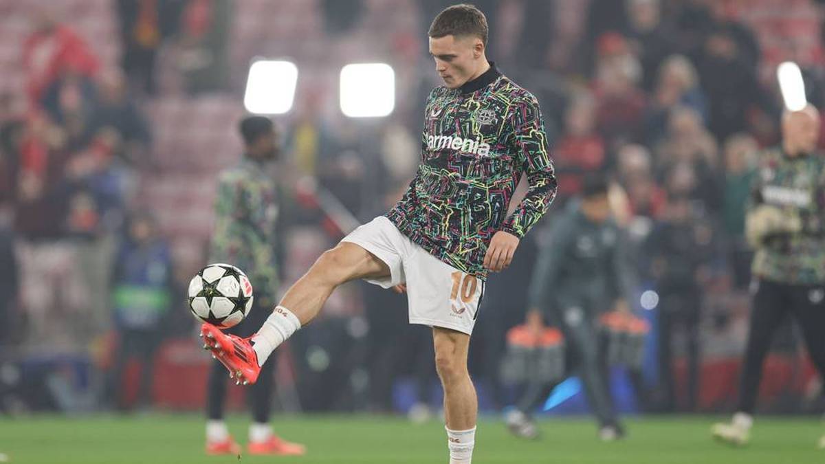 Florian Wirtz Could Celebrate his debut for FC Liverpool
