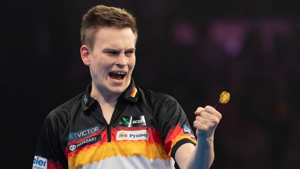 Ricardo Pietreczko is in the sixteenth final at the Baltic Sea Darts Open