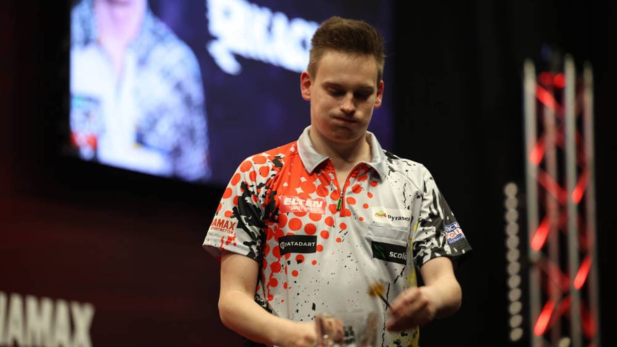 Ricardo Pietreczko is excreted at the World Matchplay