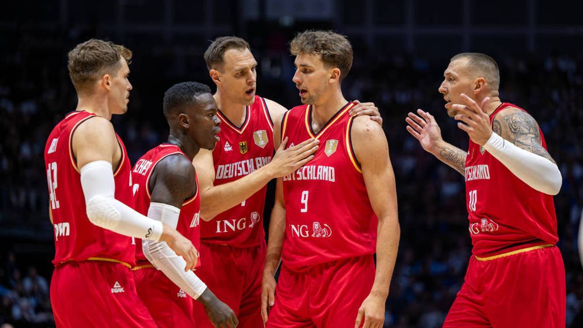 The German national basketball team wants a medal