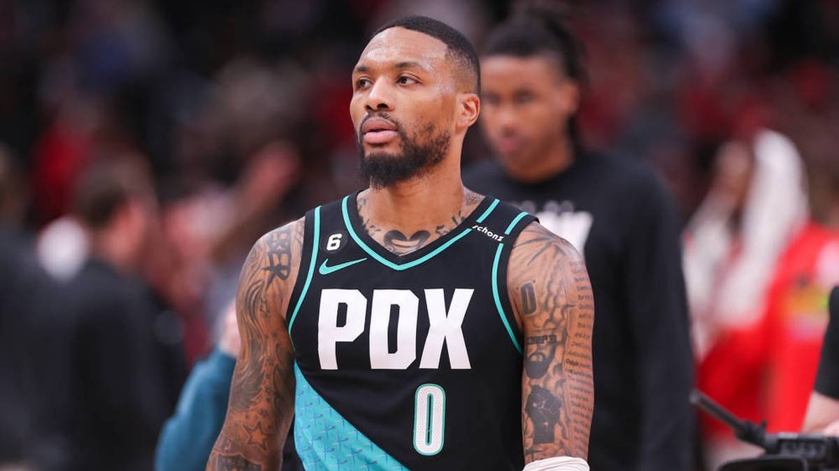 Damian Lillard Played for the Trail Blazers from 2012-2023