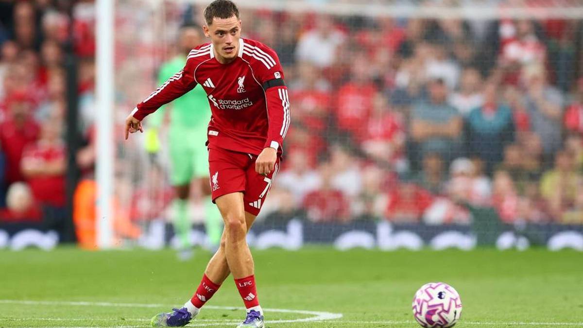 Florian Wirtz Celebrates his League Debut for Liverpool
