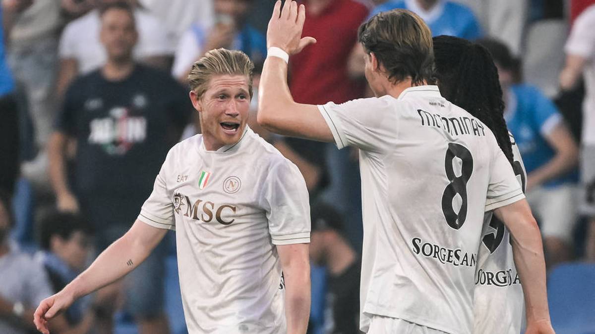 Kevin de Bruyne Scored Directly in his first League Game for Napoli