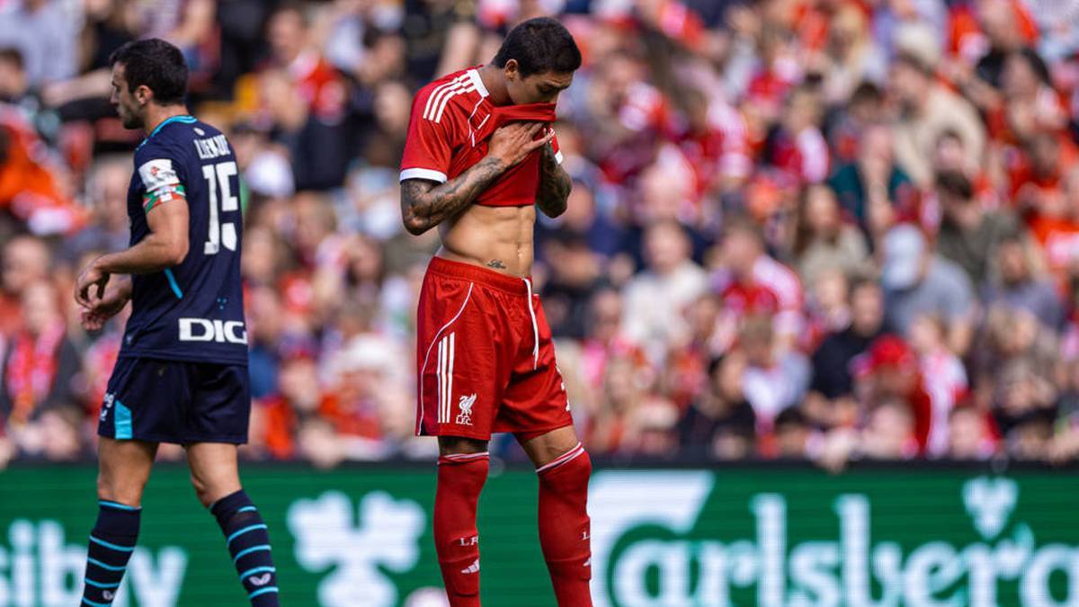 Darwin Nunez Scored at Anfield Road Against Bilbao