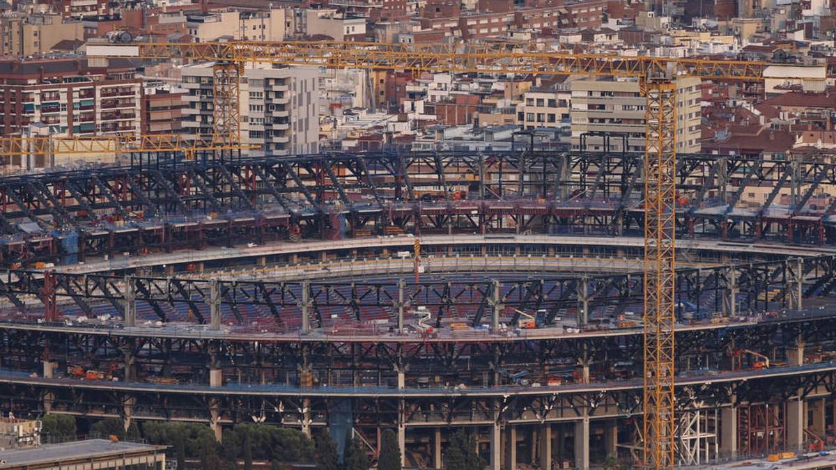 The Camp Nou is currently being expanded (as of August 20, 2025)