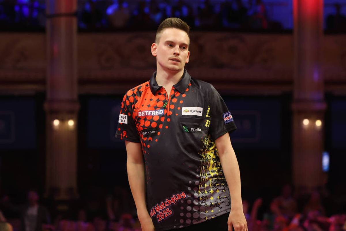 Ricardo Pietreczko is leaving the Flanders Darts Trophy. The German misses several match darts and cannot benefit from the short -term cancellation of Gerwyn Price.