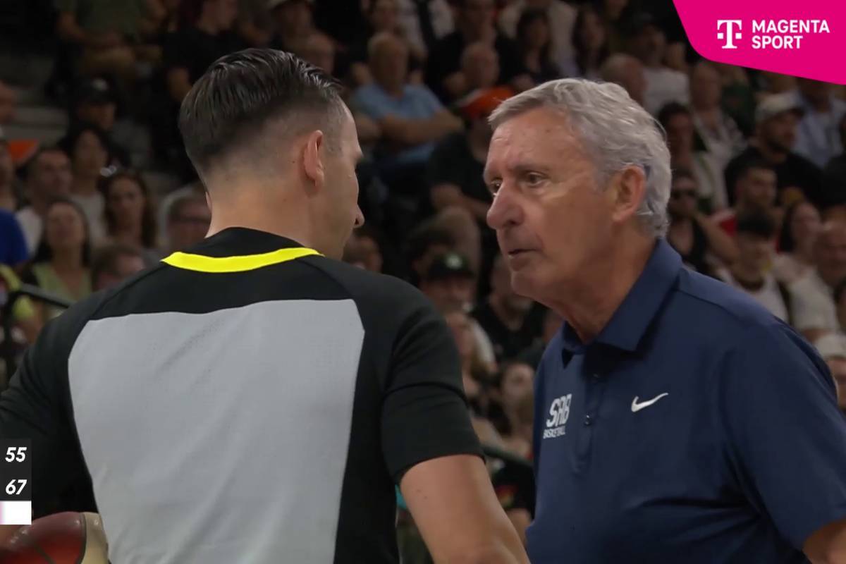 Like in the old days! Here Pesic is completely steep