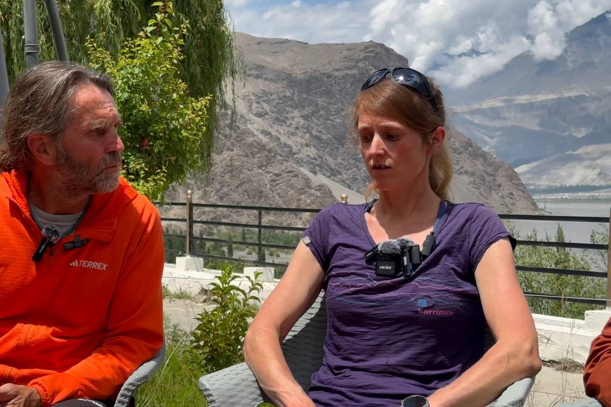 Laura Dahlmeier's rope partner Marina Krauss describes the events at Laila Peak