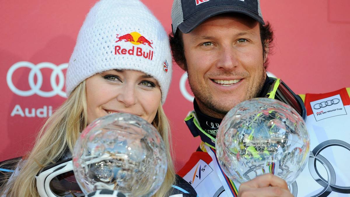 Lindsey Vonn and Aksel Lund Svindal in 2012