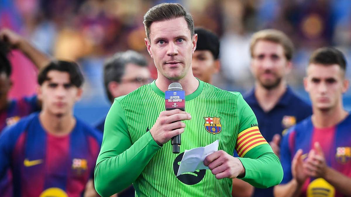 Ter Stegen Gave a Speech in Front of the Barca fans