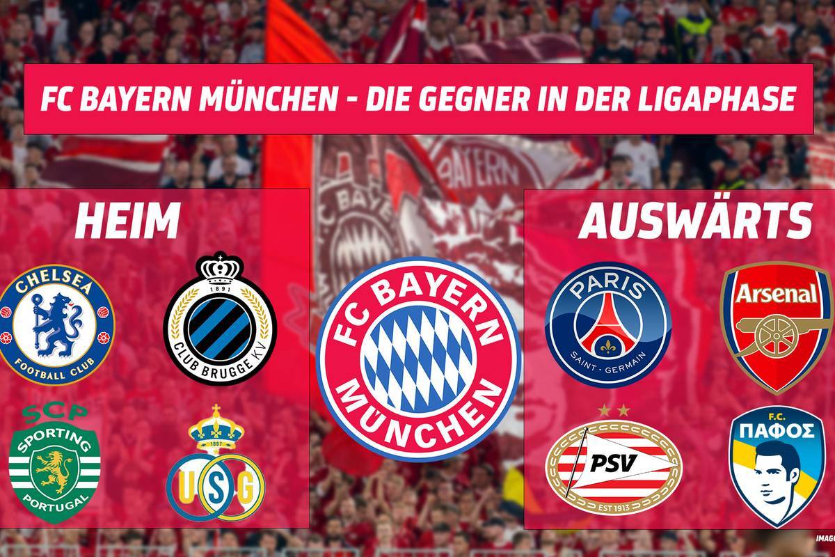 CL final reloaded! These are Bavaria's opponents in the league