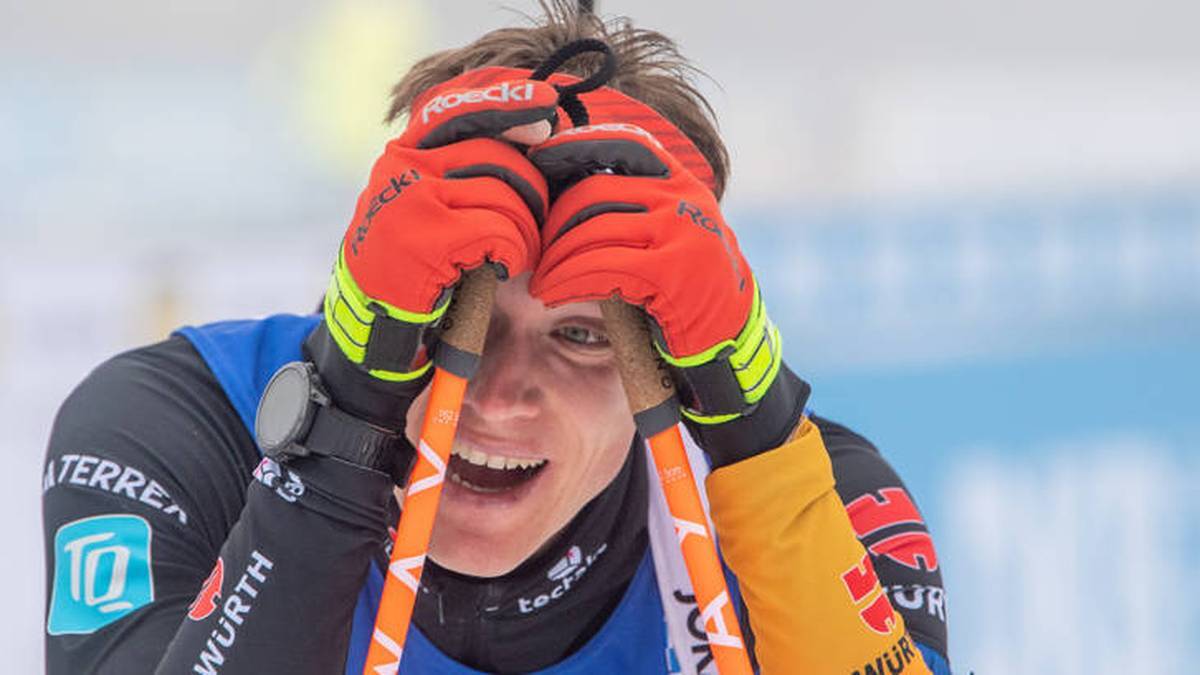 Benedikt Doll competes in a legend race in Dresden