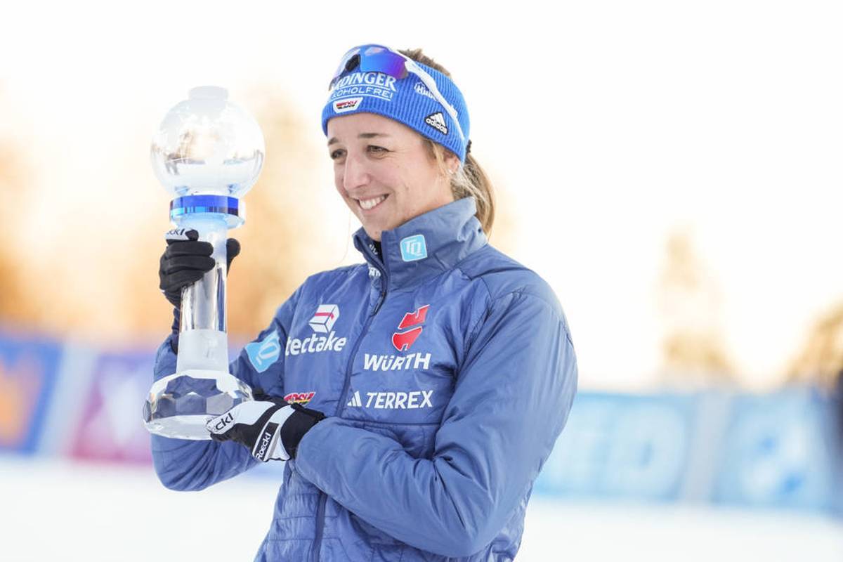Franziska Preuß achieved sensational success last season. Now the German biathlete was honored with another award.