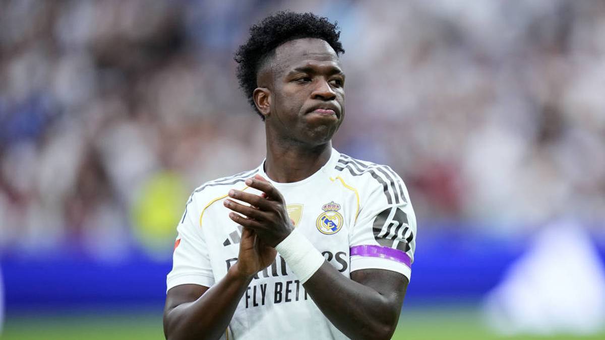 Vinicius Jr. in Real Madrid Jersey