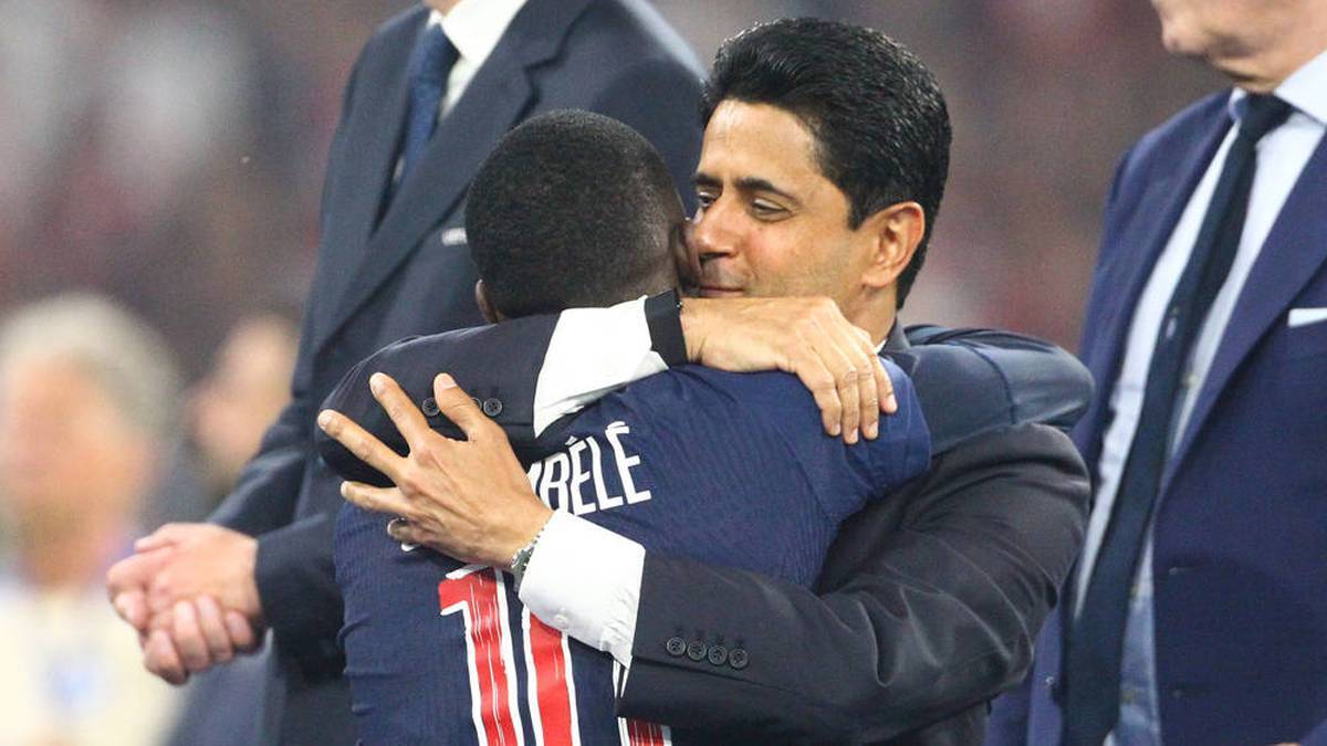 Nasser al-Khelaifi (r.) And PSG are Angry About the Injury of Ousmane Dembélé