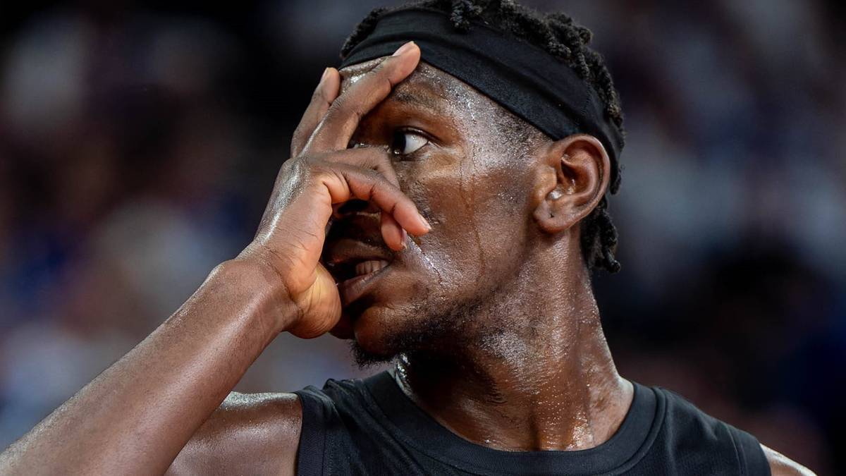 Isaac Bonga is in top form at the Casketball European Championship