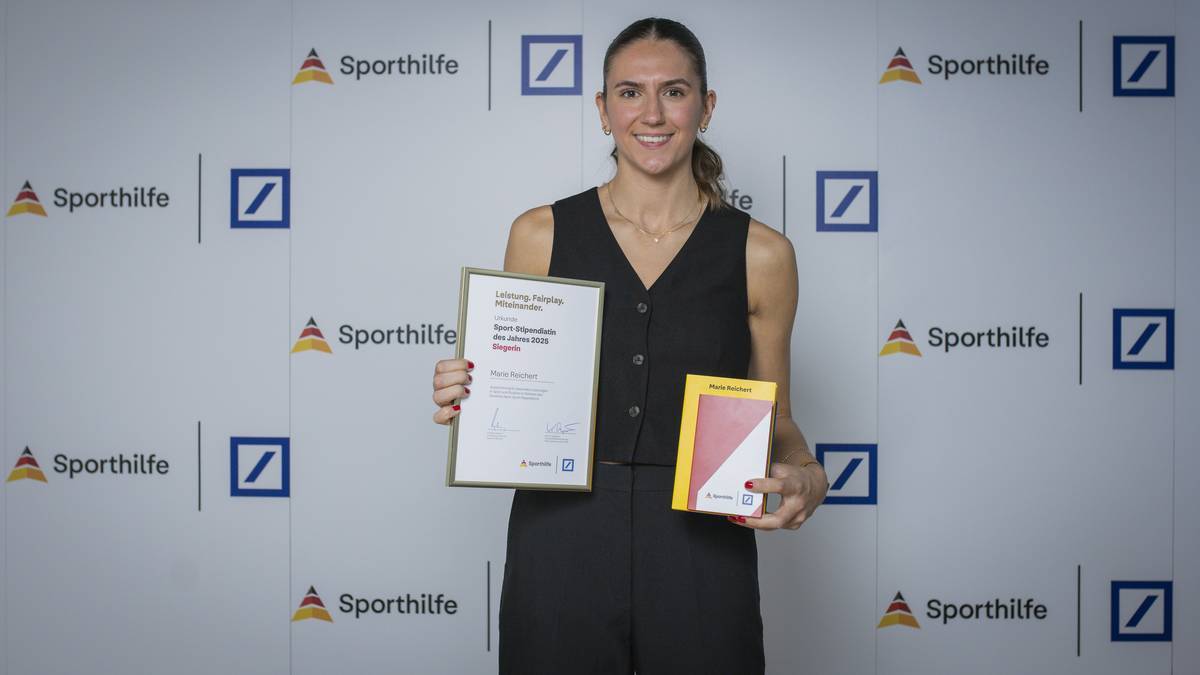Marie Reichert is "sports scholarship holder of 2025"