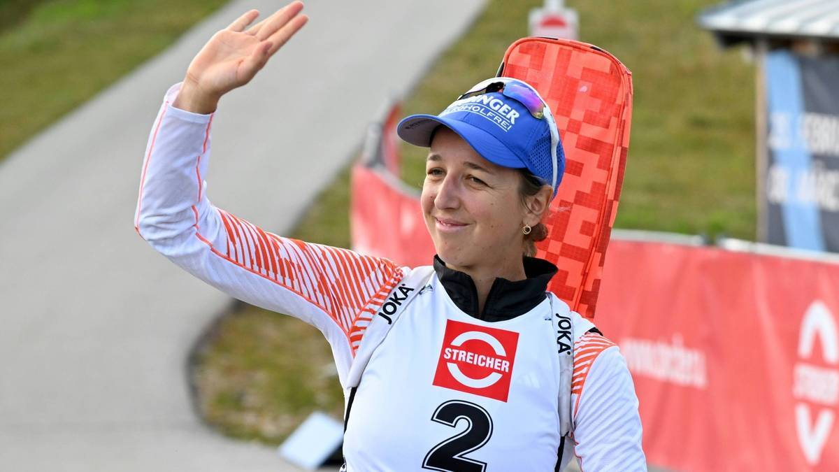 Franziska Preuss Wins the Pursuit at the End of the German Championships