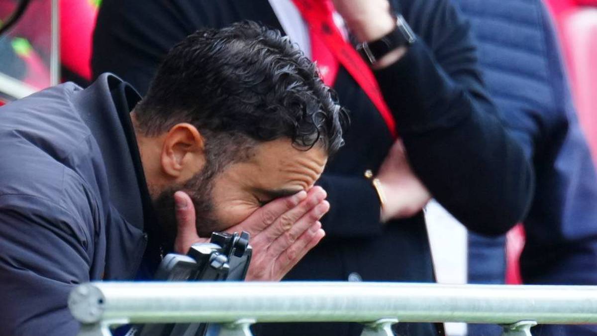 Rúben Amorim is in the crisis with Manchester United