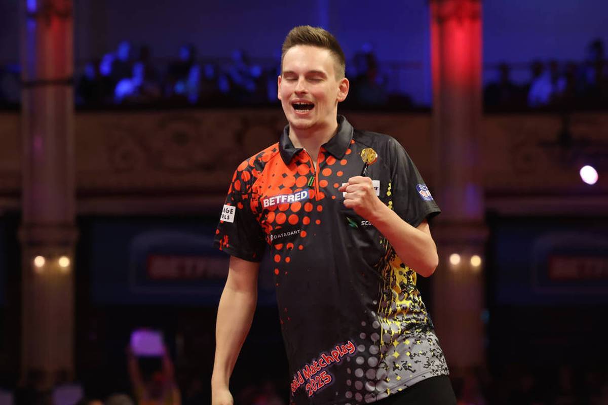 At Hungarian Darts Trophy, Ricardo Pietreczko moves into the second round. A real cracker is waiting there, however.