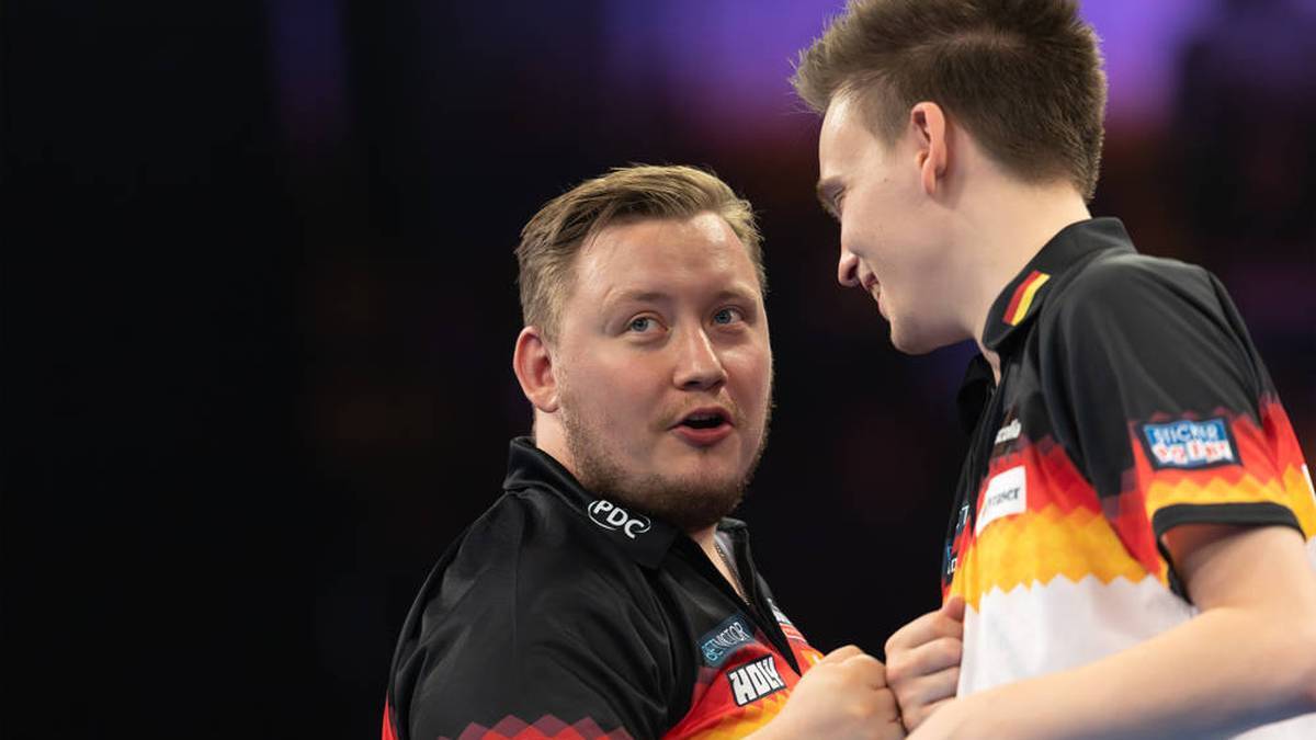 Martin Schindler and Ricardo Pietreczko Were Still TeamsTes at the World Cup of Darts