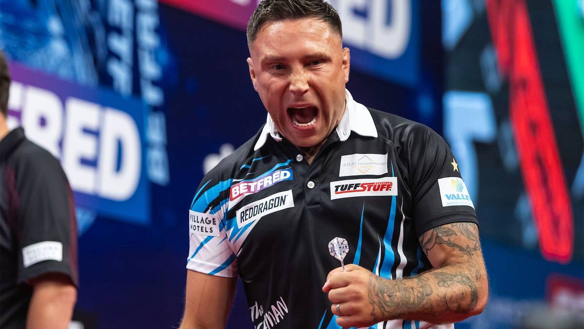 Gerwyn Price Celebrated his Fourh Players Championship Title This Year