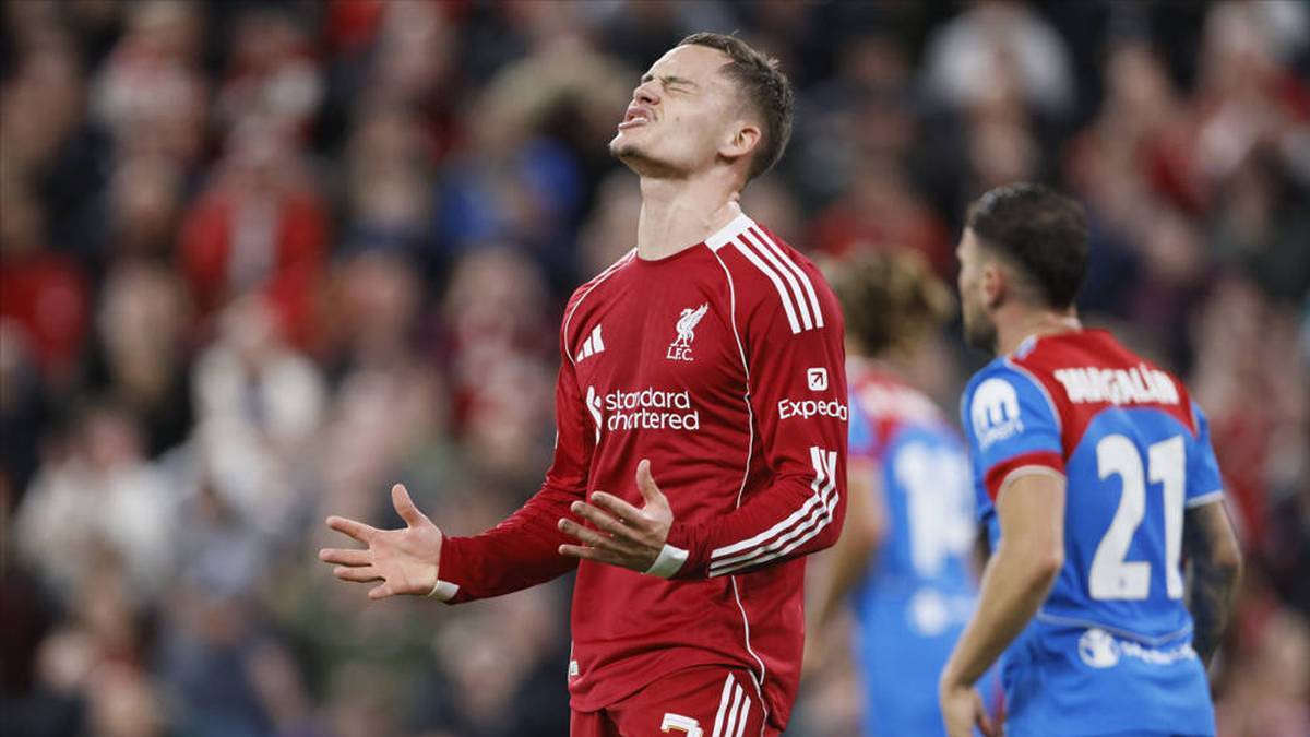 Florian Wirtz is still without a hit at Liverpool
