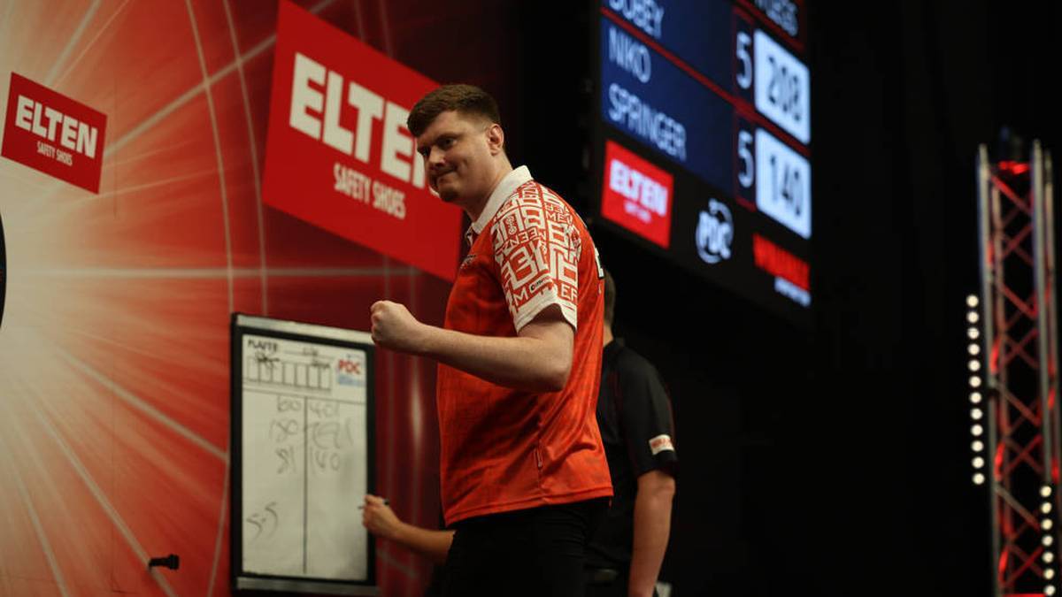 Niko Springer shone with the first 9-darter of the week