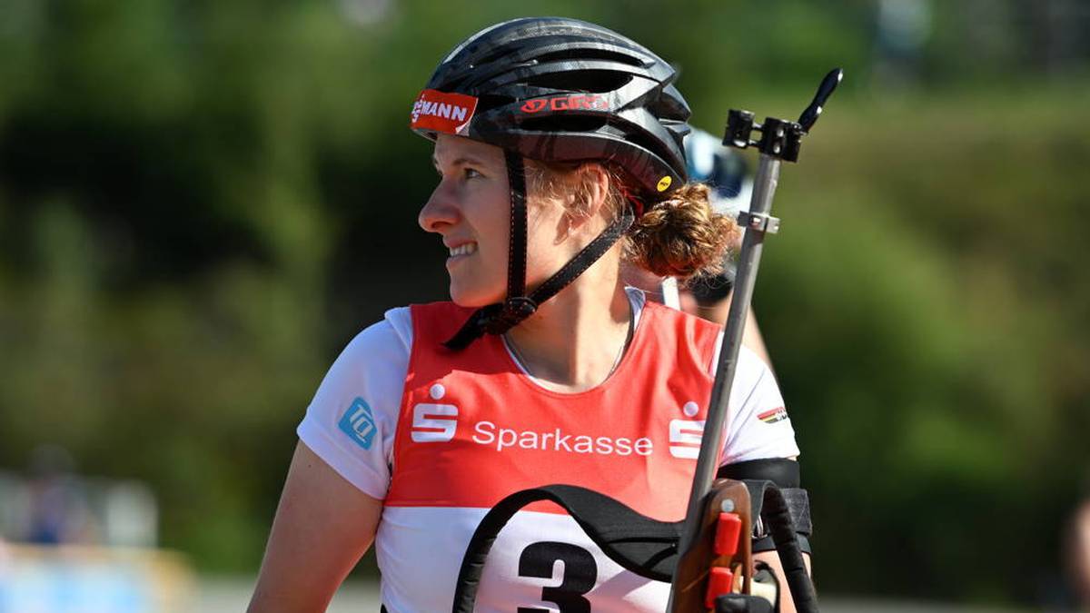 Janina Hettich-Walz won the single at the German Biathlon Championships
