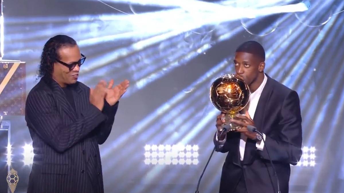 Ousmane Dembélé wins the Ballon d'Or