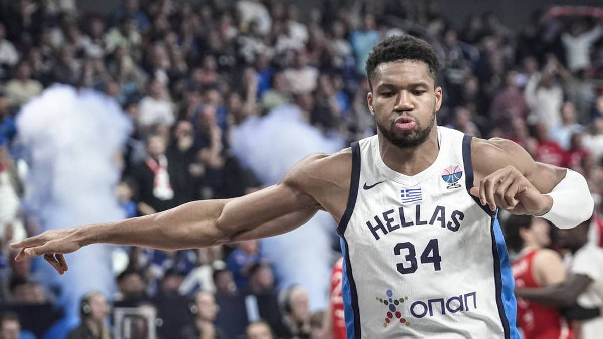 Giannis Antetokounmpo is eliminated with greece