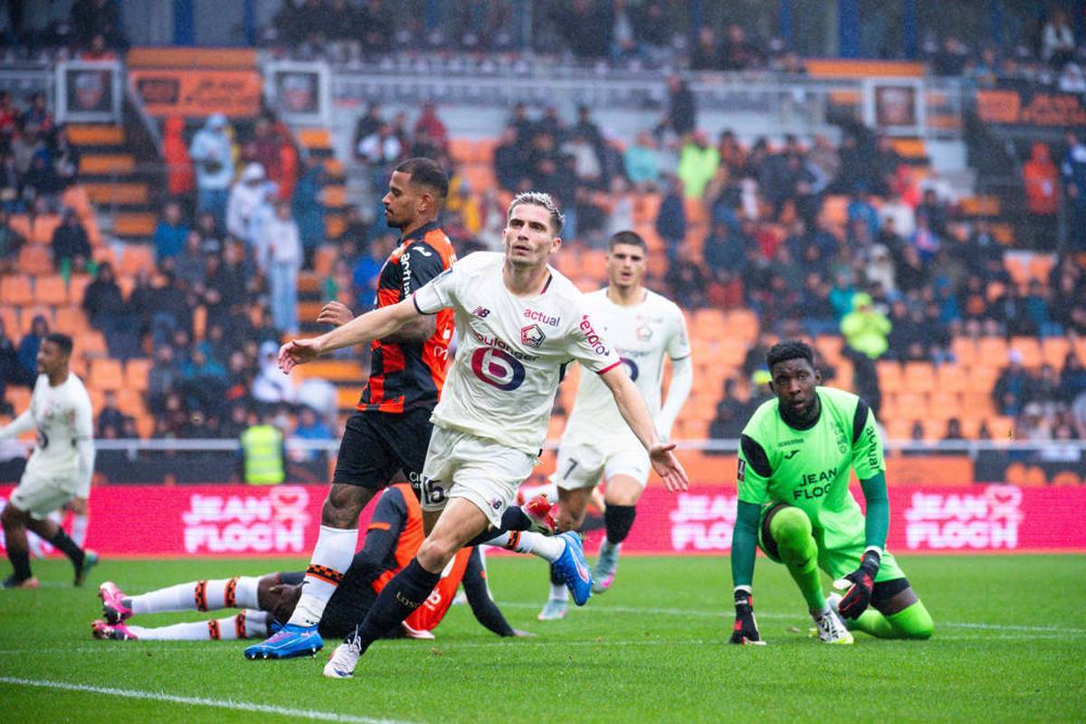 OSC Lille burns an offensive fireworks at FC Lorient. The remarkable: all goals only fall after the break.