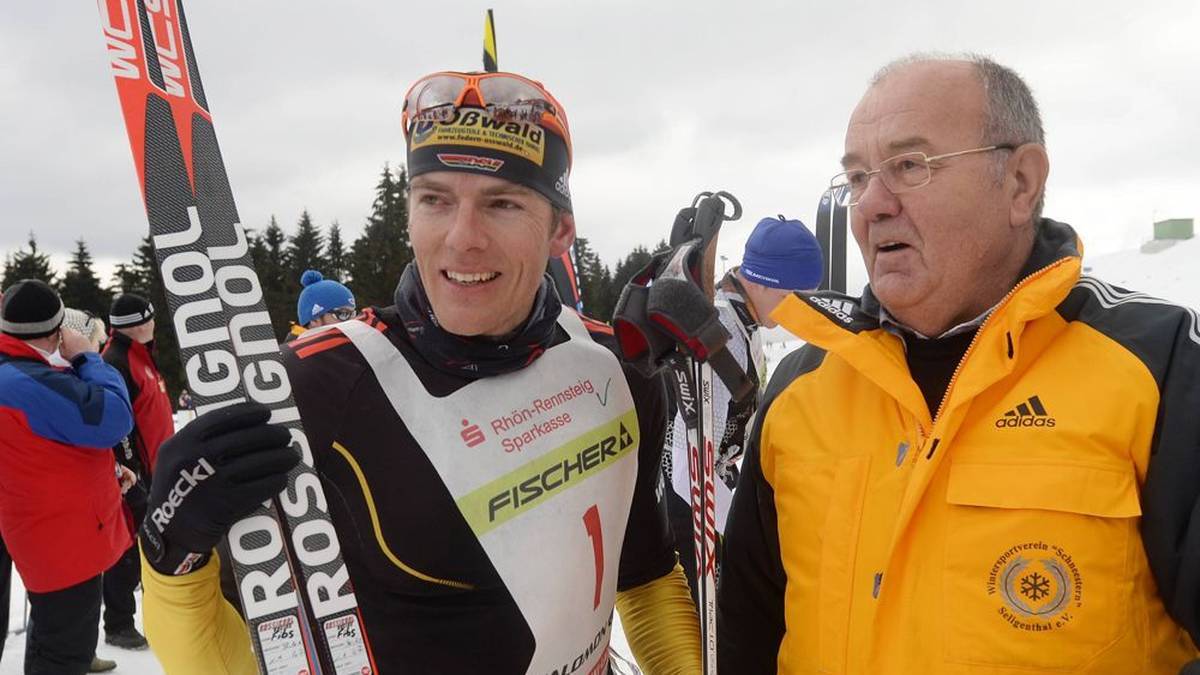Gerhard Grimmer 2015 with today's biathlon co-national coach Jens Filbrich