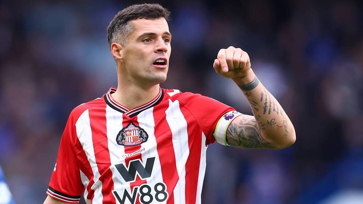 Granit Xhaka leads as captain at Sunderland