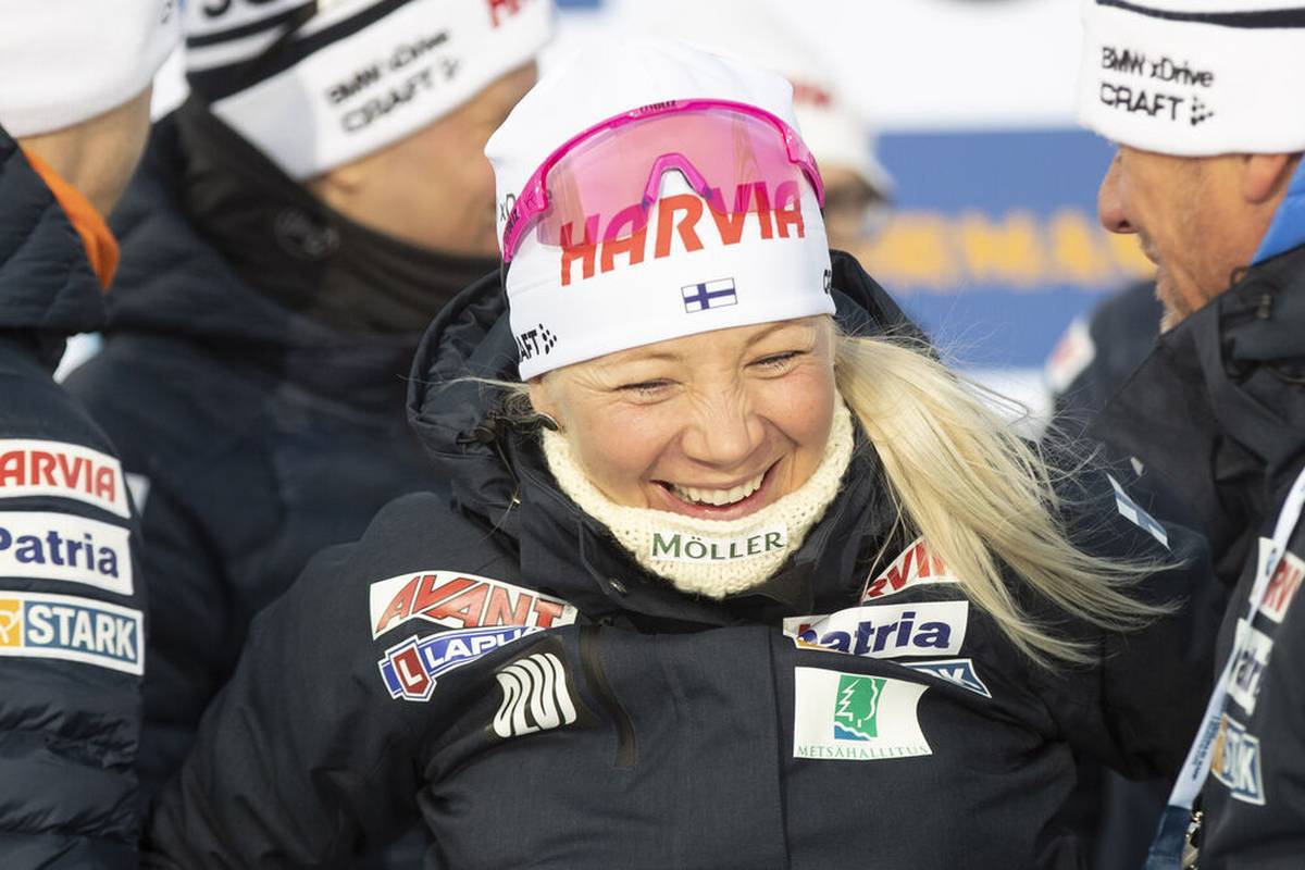 Kaisa Mäkäräinen tries in a different sport in the biathlon pension.