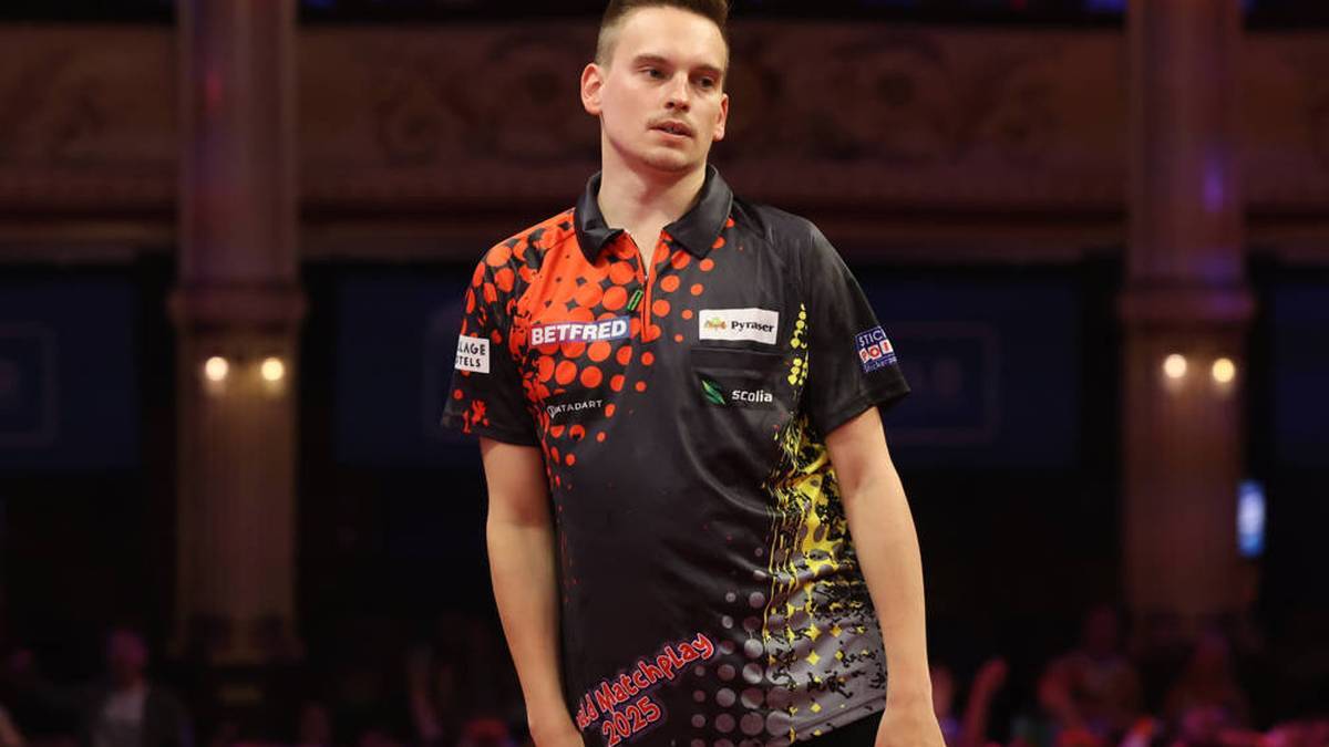 For Ricardo Pietreczko it was over in the quarter-finals of the European Darts Championship
