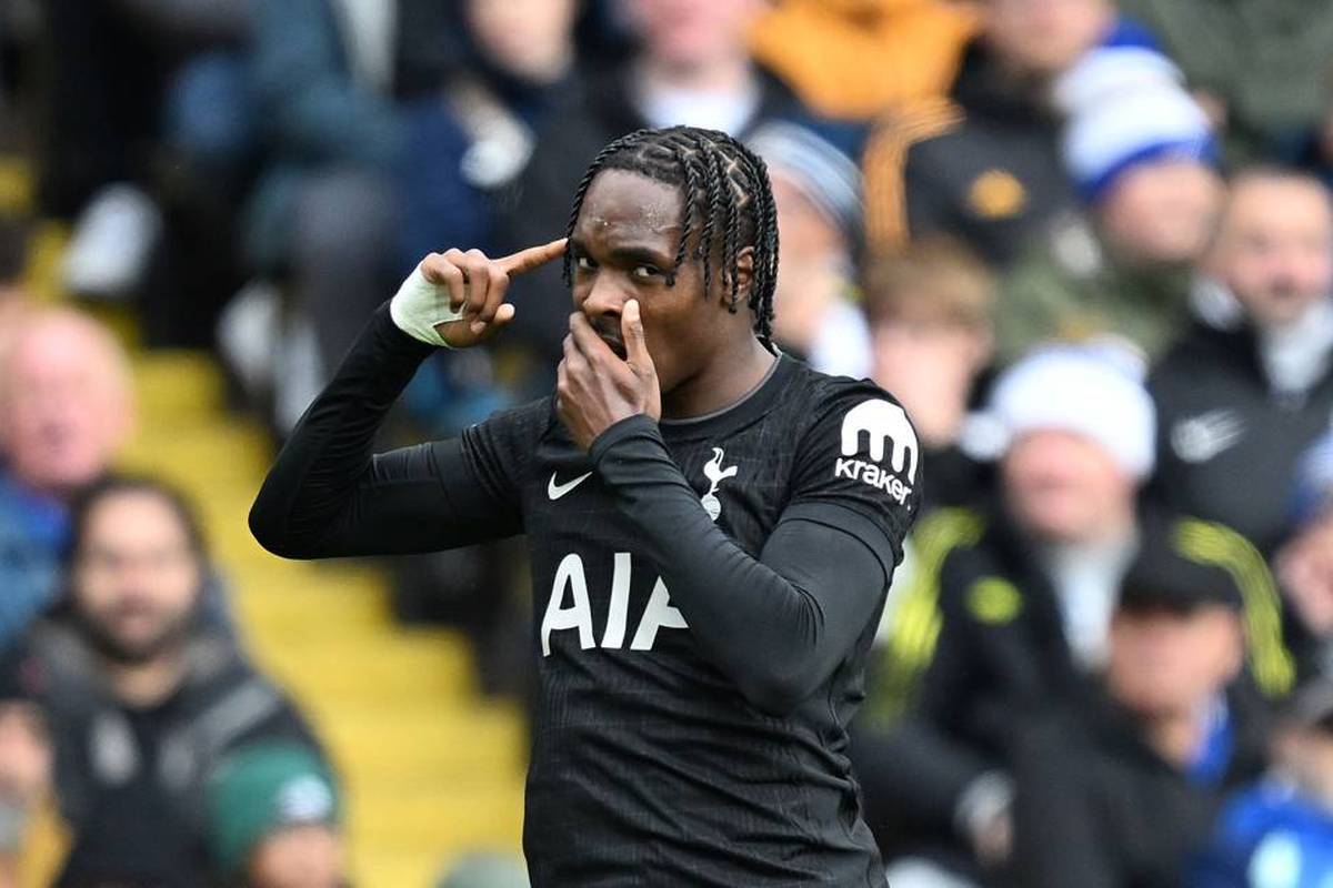 The former Bayern professional Mathys Tel ends his dry spell at Tottenham Hotspur and meets you to see. The Frenchman is praised.
