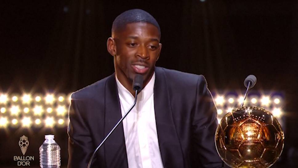 Ousmane Dembélé wins the balloon d'Or in his career for the first time - and nevertheless pays homage to his worst competitor.