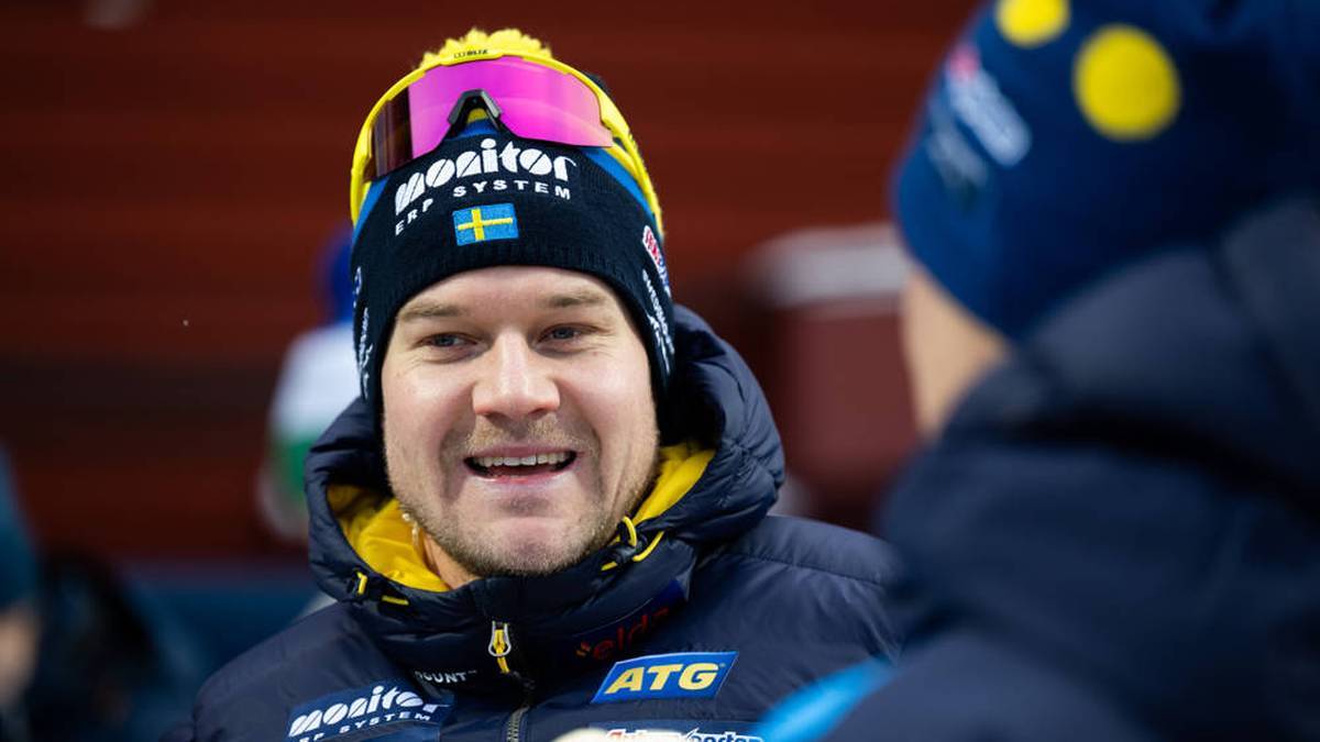Johannes Lukas trains the Swedish biathletes