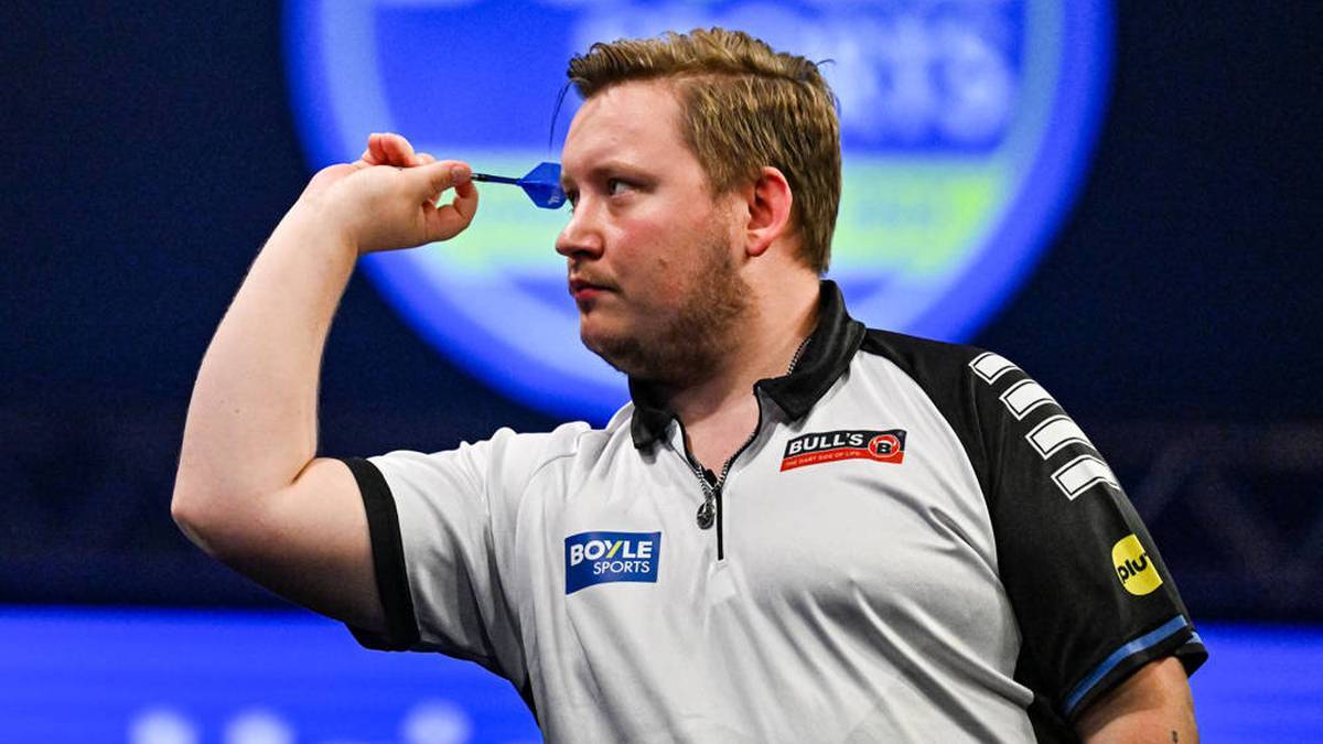 Martin Schindler is in the quarter-finals of the German Darts Championship