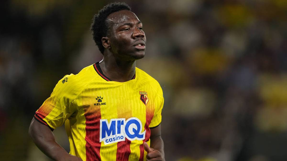 Nestory Irankunda has been playing for Watford FC since this season
