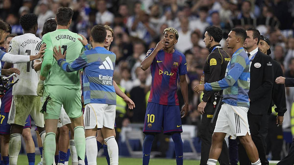 Wild scenes occurred during the Clásico