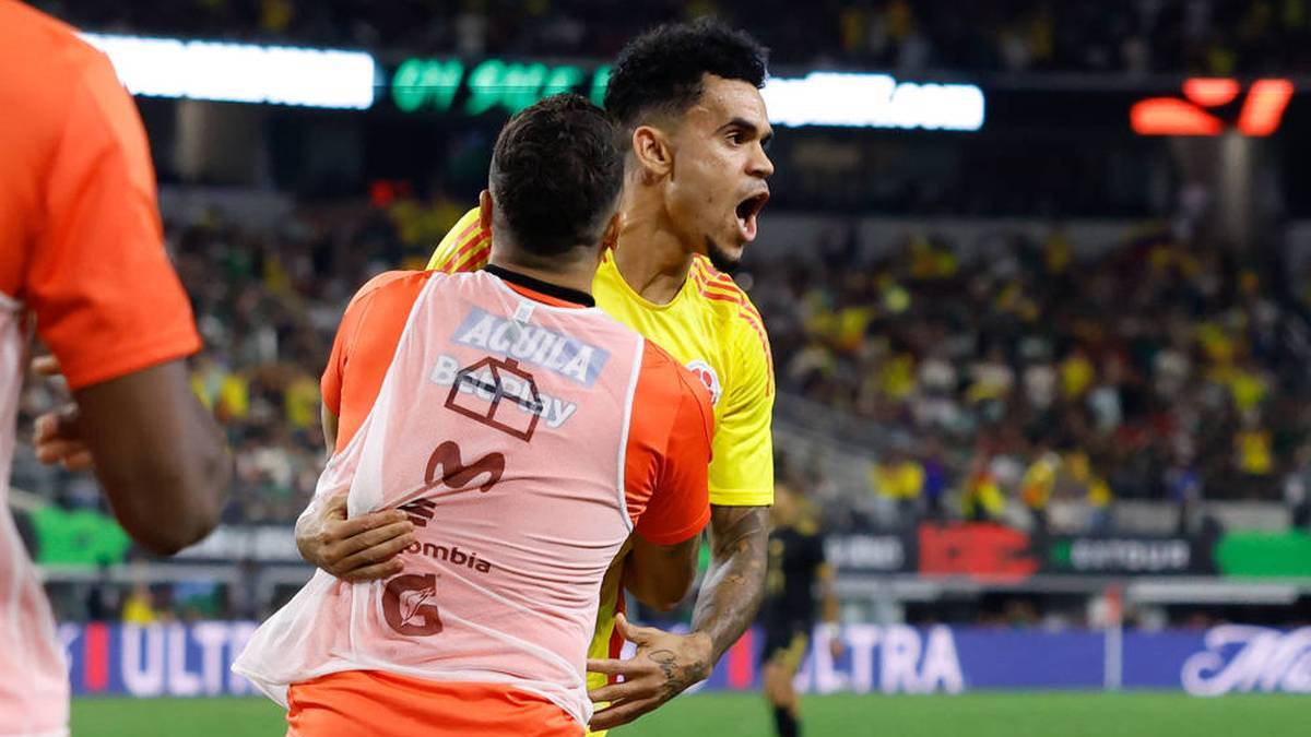 Bayern star Luis Diaz scored for Colombia in the friendly against Mexico