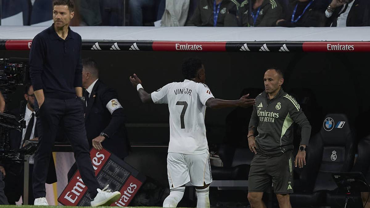 Vinicius Jr was extremely angry about his substitution
